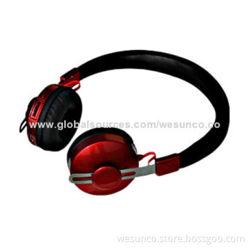 2014 New Open Back Metal Bluetooth Stereo Headphone with 10-meter Operating Range